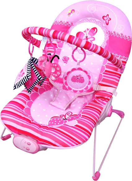 pink baby bouncer
