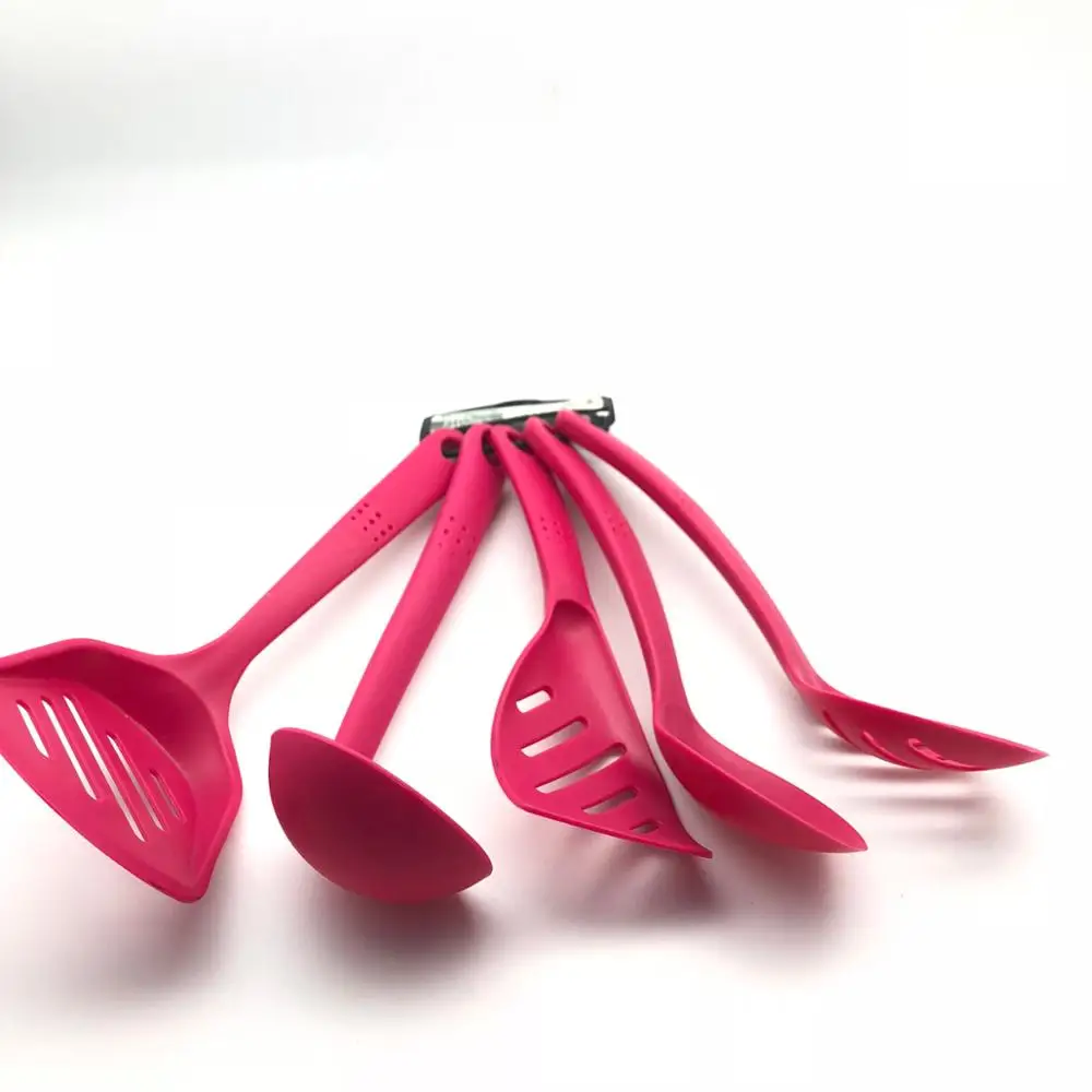 

5-piece nylon kitchen cooking utensil set popular design kitchen products kitchen utensils nylon, We can do the color as your request