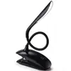 Rechargeable Eye Protection LED Book Light, Clip on Bed Headboard Flexible Reading Light, Dimmable, Touch Control USB Desklamp