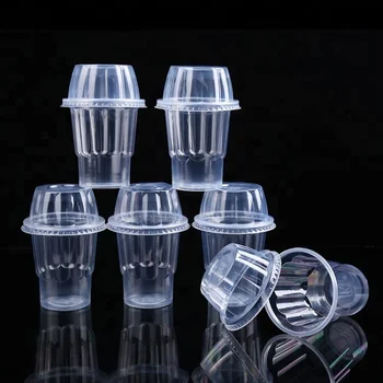 disposable glass with lid