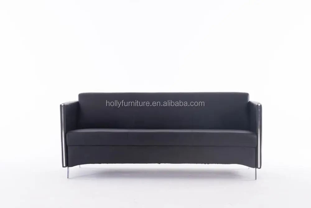 
Alex HL-8001 Contemporary Office Reception Wall Street Sofa in Faux Leather 