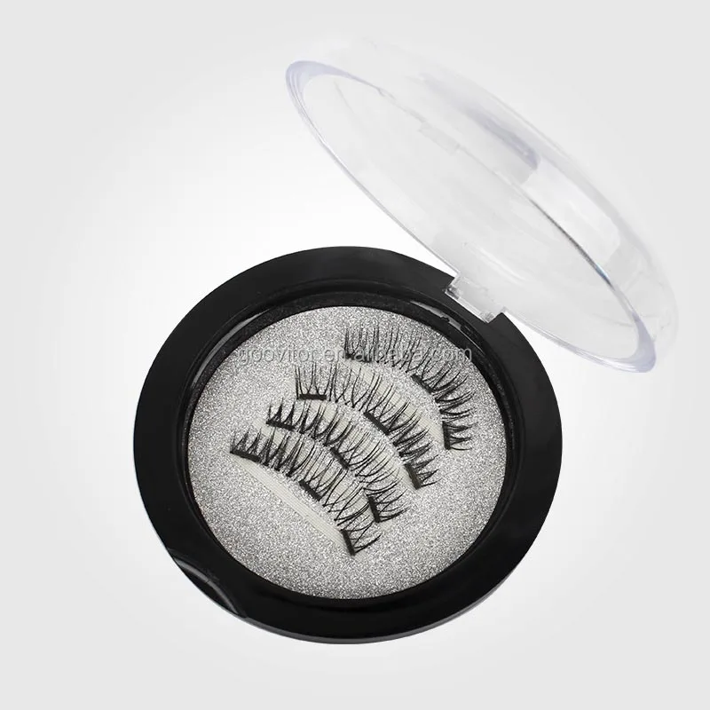 

China Wholesale Nautral 3D Mink magnetic false eyelashes