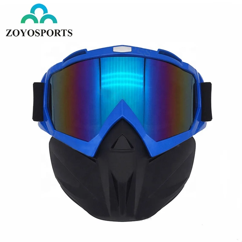 

ZOYOSPORTS Hot Sales Professional Fashion Motorcycle Goggles Protective Face Motorbike Goggle Windproof Motor Sports Glasses, Customized