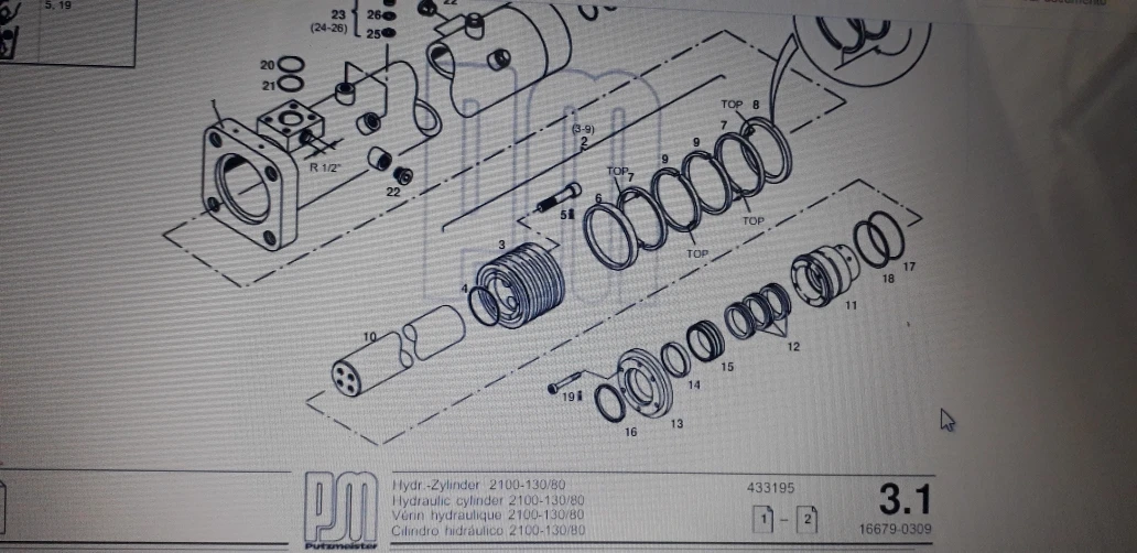 Putzmeister Concrete Pump Truck Hydraulic Pump Oil Seal Kit 112*126*12 PART N° 272719006 KIT 234994005|Tool Parts| - AliExpress | Putzmeister Wiring Diagram | | Alie express