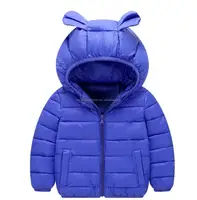 

new style warm children winter jacket kids fashion down jacket for the winter hoody jacket Solid color