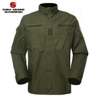 

Factory Custom Polyester Cotton Army Green ACU Dress Combat Military Uniform