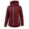 Winter Slim Fit Girls Ladies Hooded Softshell Jacket Fashion Design With Microfleece Lining