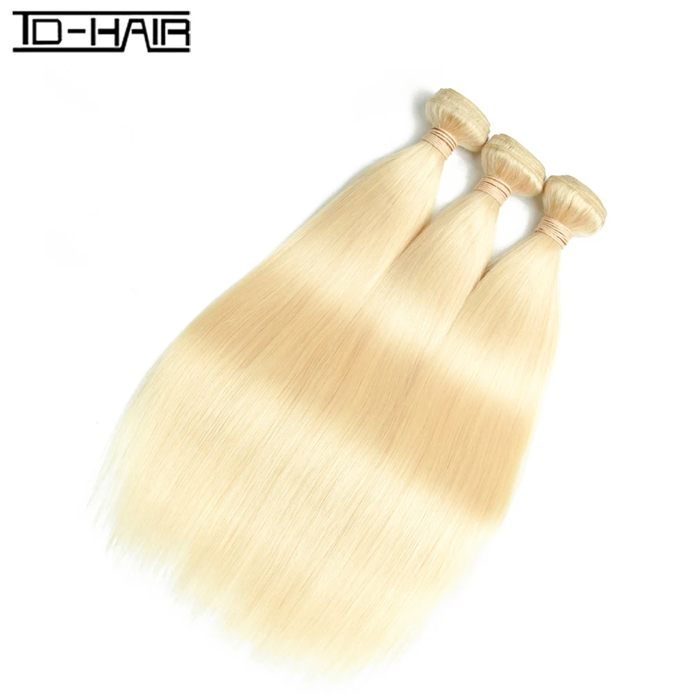 

613 hair bundles Blonde Human Hair Wholesale virgin Russian Blonde human Hair extension