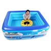 Summer Indoor Outdoor Kid's Inflatable Rectangle Swimming Baby Play Center Pool