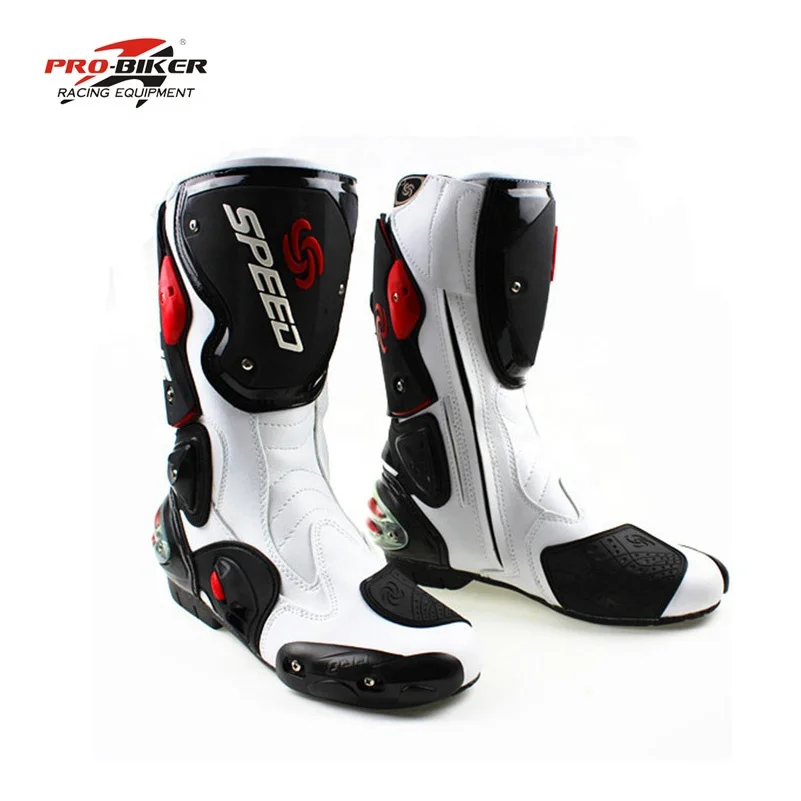 

Probiker fiber leather speed motorcycle boots men and women antiskid motorbike motocross moto botas de moto botas moto