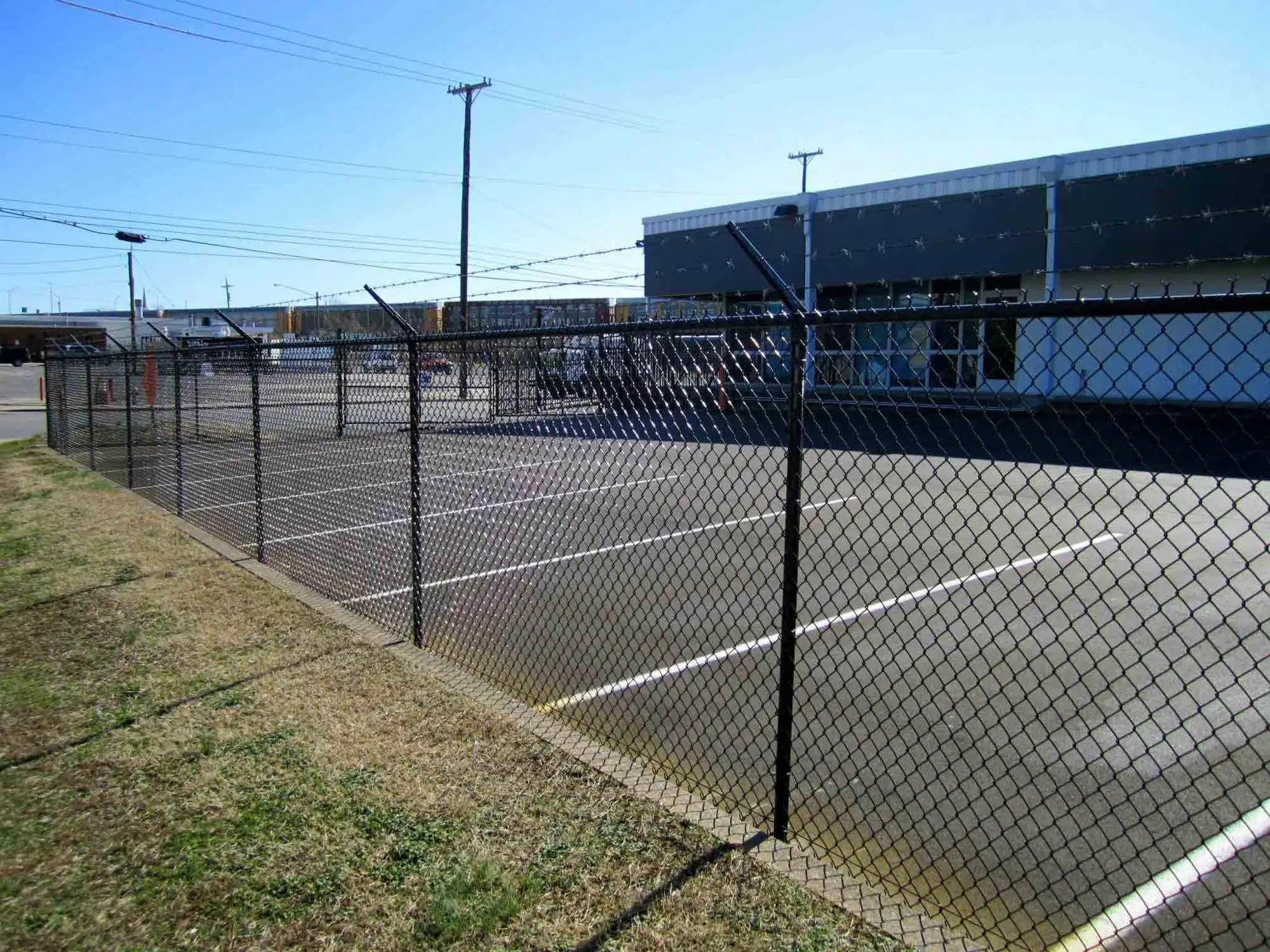 Direct Factory High Quality Galvanized Black Chain Link Fence Buy Direct Factory Black Chain