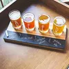 New Product Stone Black Rectangle 2019 Cheap Wood Cheese Board With Chalkboard Slate Serving Wooden Pizza Tray