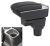 Hyun dai Accent Verna i25 arm rest armrest box console refitting accessories car Double Telescopic 3 USB Black perfect fit