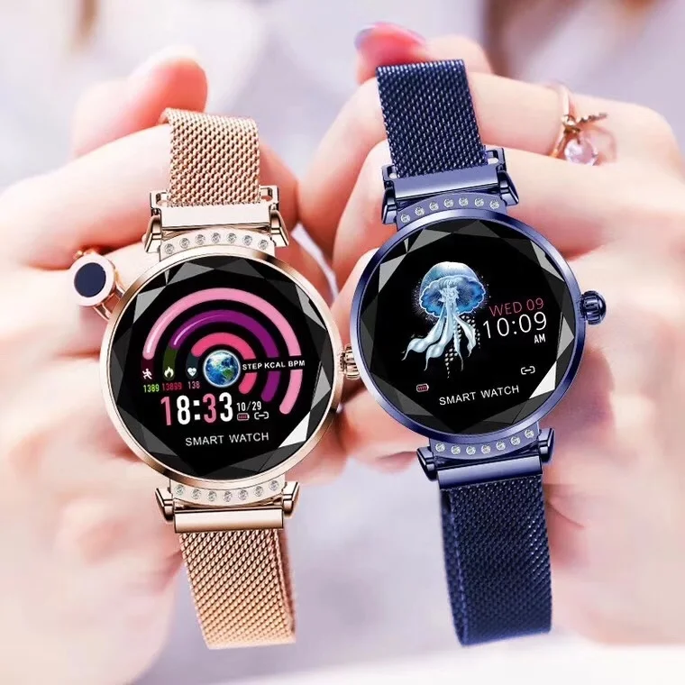 

Fashion H2 Women Smart Watch Heart Rate Blood Pressure Lady Smart watch 2019