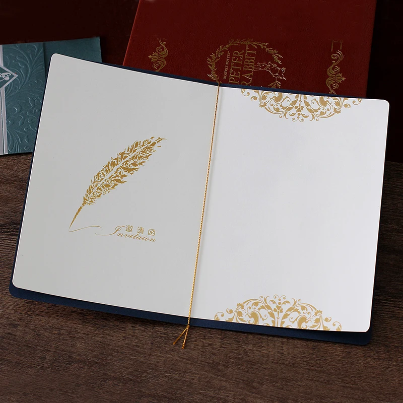 
Unique Luxury Laser Cut Handmade Business Birthday Party Invitation Cards 