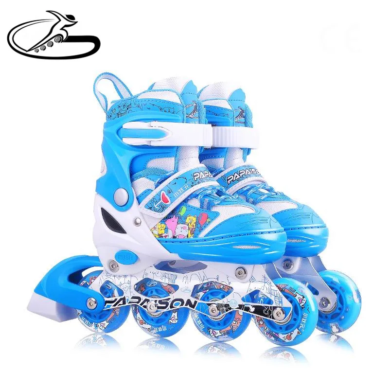 
Colourful roller inline skates for kids girls with flashing wheels 