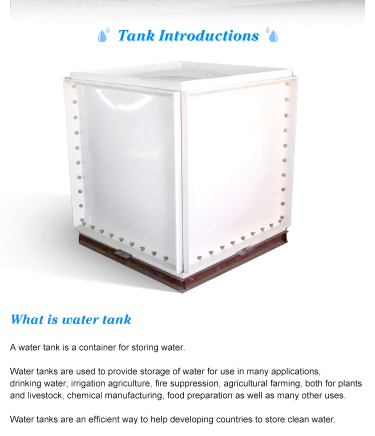 Factory price SMC water tank