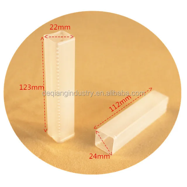 Plastic boxes for CNC machine tools packing Rectangular tool box 22mm*100mm