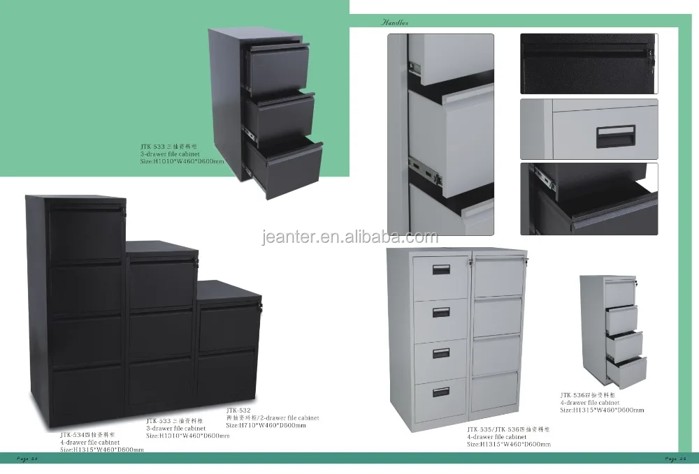 Modern Office Furniture Metal Storage Cheap 2 Drawer Filing
