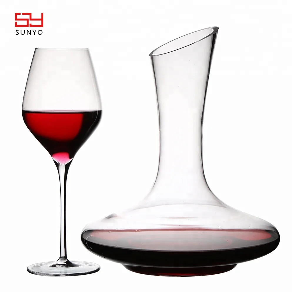 

Amazon hotsale 1800ml CRYSTAL WINE GLASS & WINE DECANTER SET