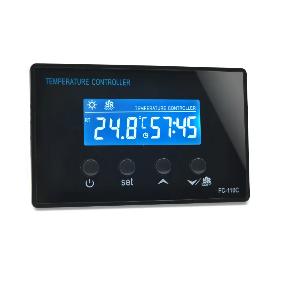 

RINGDER FC-110C LCD Mini Sauna Digital Temperature Controller With Countdown Timer Regulator Thermostat Price, Black