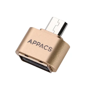 APPACS OTG Adapter for Universal Android Mobile Phone Samsung Galaxy Micro USB 2.0 Mini OTG for LG HTC Xiaomi for Huawei