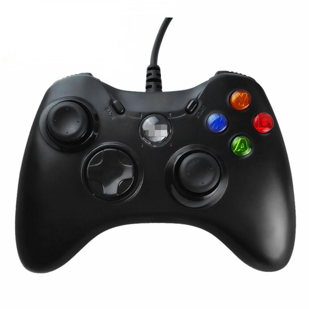

Direct Manufacturer Hot Sale USB Wired Controller Gamepad LED Indicator Double Vibration Joystick Joypad, Black