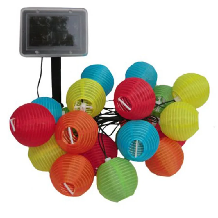 
Christmas solar led decorative hanging lantern string lights 