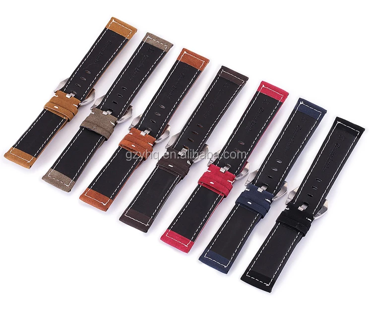 20mm 22mm Wholesale Genuine Leather Watch Strap / Watch Band Leather