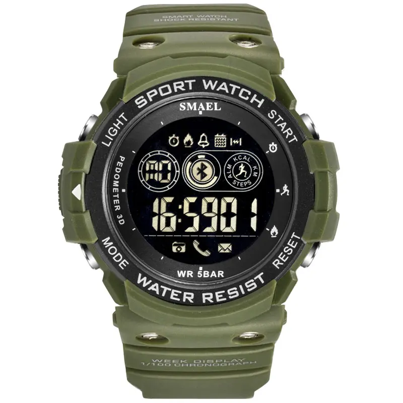 

Wholesale price Smael LY1602 multi strap smart digital watch with bluetooth function