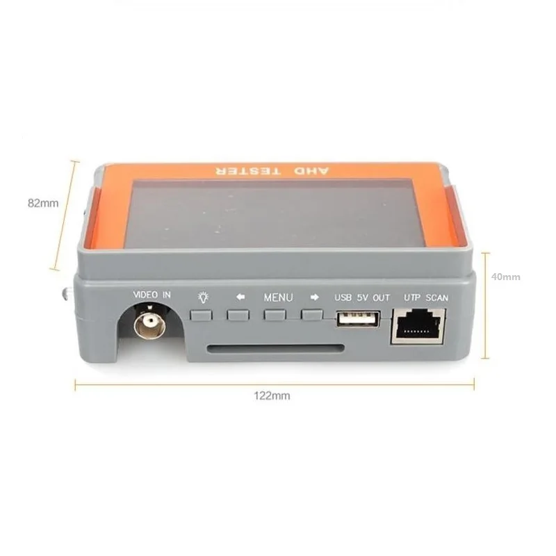 1080p 4.3inch Lcd Screen Portable Cctv Tester Pro 2 In 1 For Ahd Cvbs