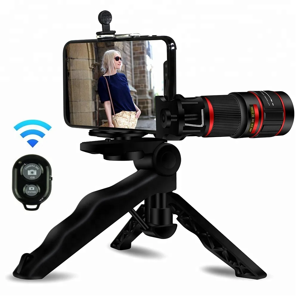 Amazon shopping 20x zoom telephoto external camera optical lens for mobile phone lens