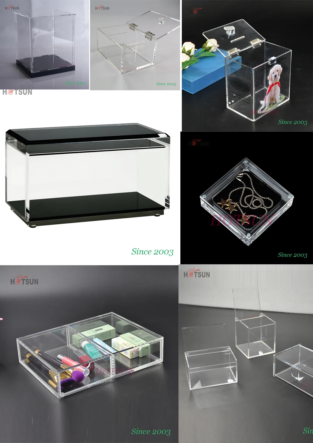 Acrylic Cube Very Small Plastic Boxes For Sweets Candy With Cover Lid