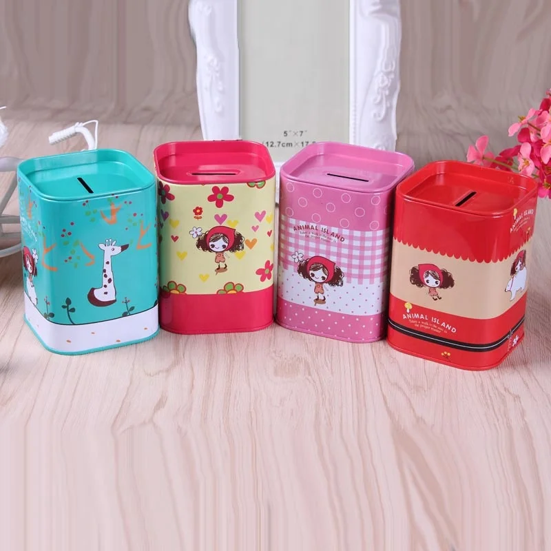 Cute  Wholesale custom money saving box coin Piggy bank