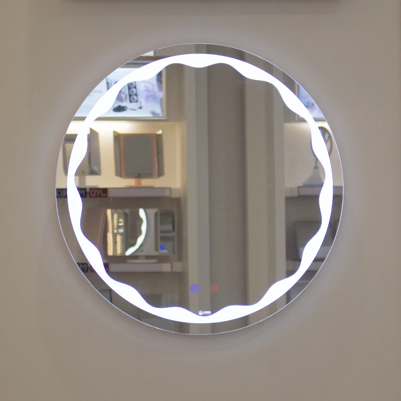 With UL ETL Listed Bathroom Vanity LED Backlit Round Mirror