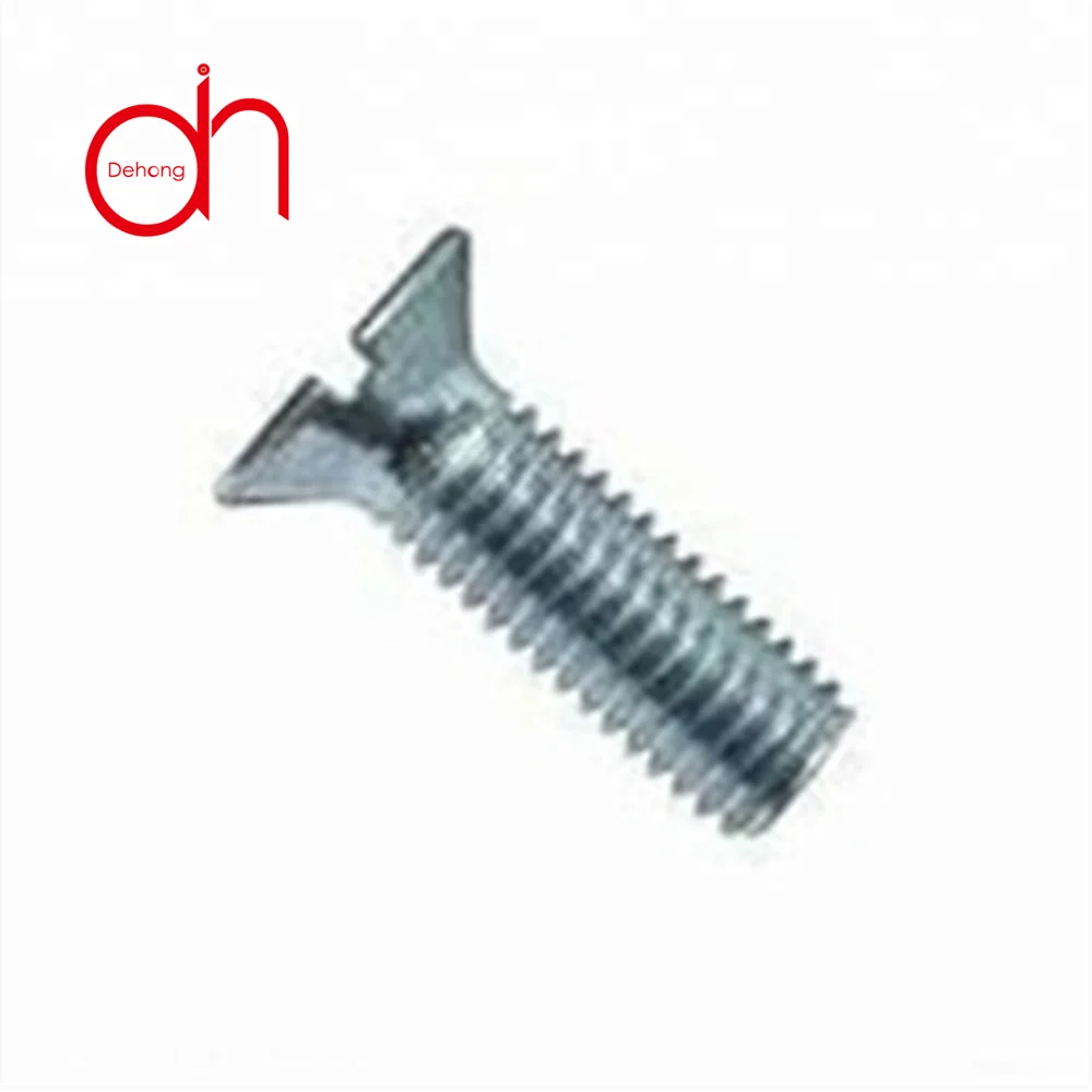 
High precision wholesale top quality DIN 963 carbon steel slotted countersunk head screw 