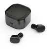 Aluminum alloy earbuds anti-oxidation in-ear headphones wireless headset with square charging box TWS 5.0