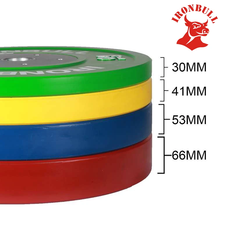 
Ironbull IWF standard competition Bumper Plates 