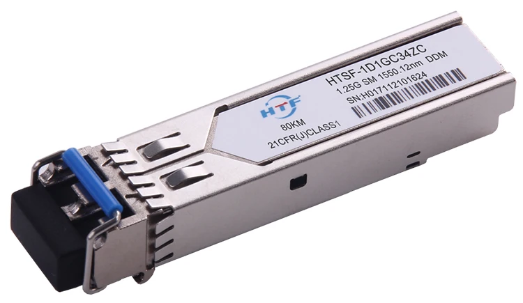 1.25Gb/s SFP DWDM 100GHz ZR 80km Transceivers