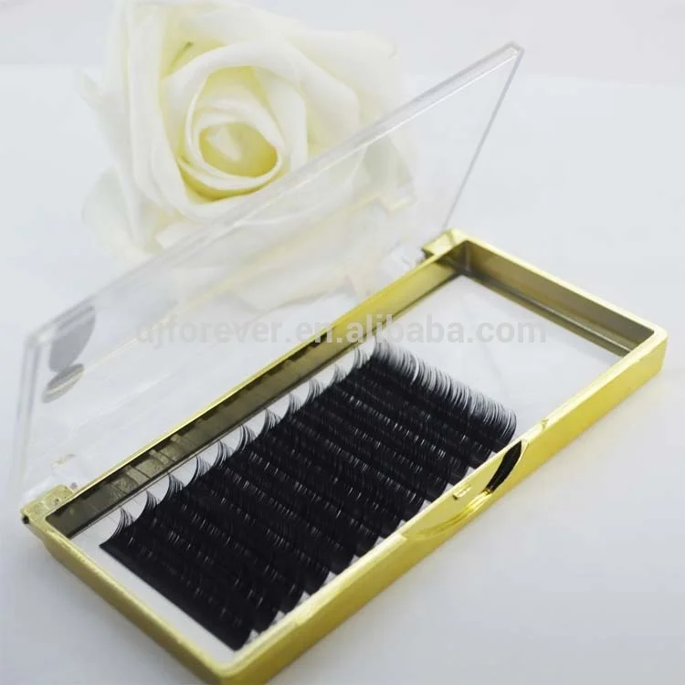 

2019 New Bloom Freely Volume Lashes 3d 4d Blooming Lashes Individual Volume Eyelash Extension, Natural black