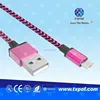 Wholesale Factory Double-Sided Gold Plated 2.0 A Male Charging Micro Usb cable