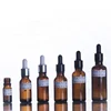 Hot sale low price amber / green / blue glass dropper e liquid bottle essential oil packaging empty bottles with dropper