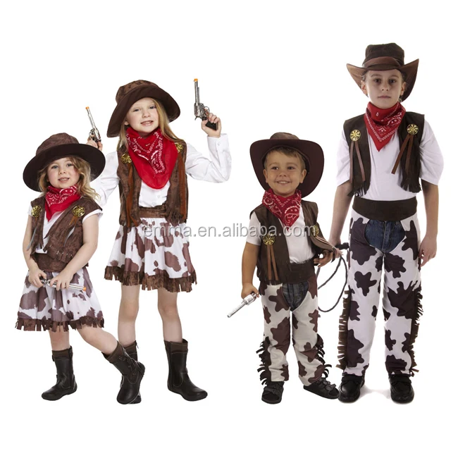Halloween Western Cowgirl Cowboy Hat For Kid Boys Gilrs Party Costumes ZY 