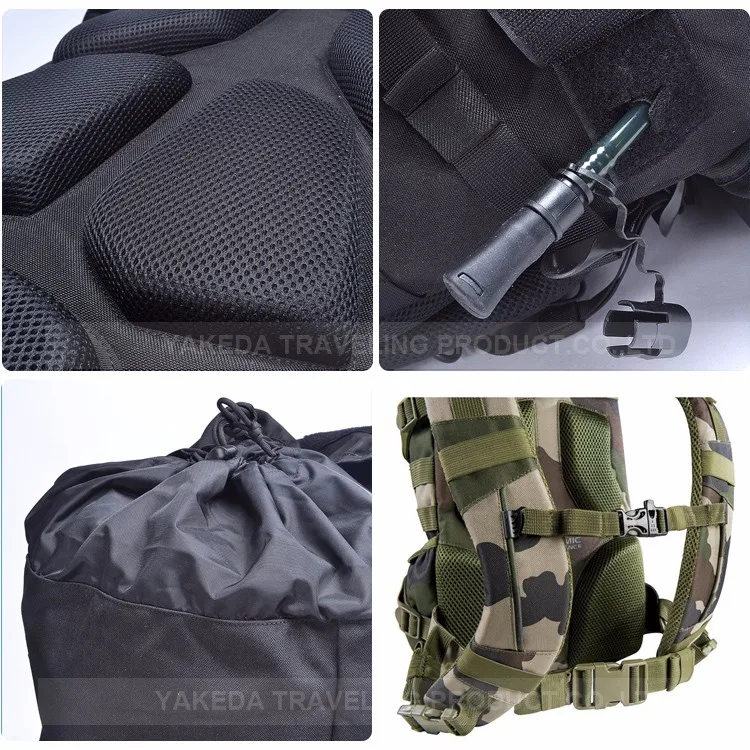 New design custom outdoor climbing hiking backpack hot sale multi-function waterproof tactical military bag