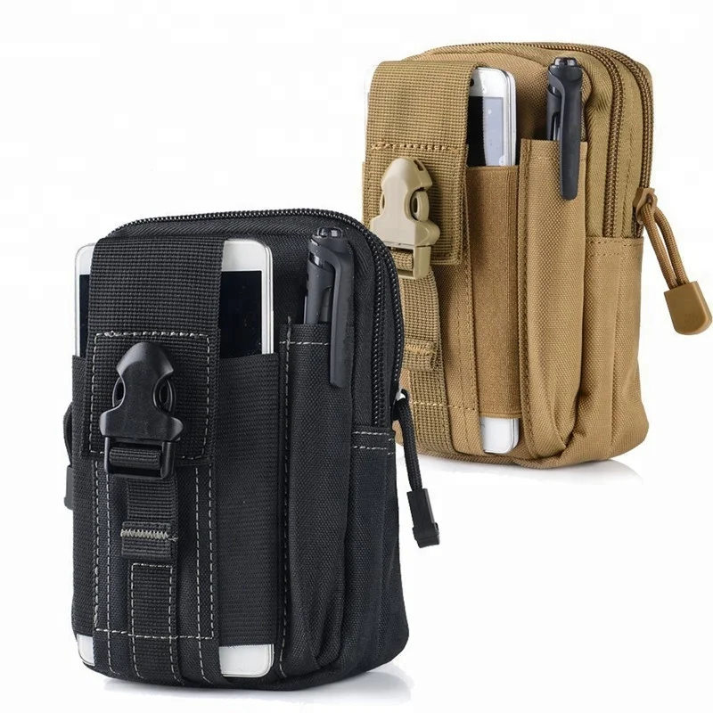 

Multi-Purpose Poly Tool Holder EDC Pouch Camo Bag Military Nylon Utility Tactical Waist Pack Camping Hiking Pouch, Mix colors