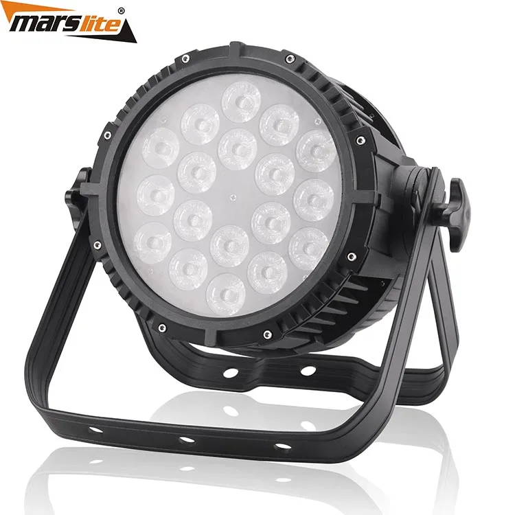 China manufacturers led lights rgbwauv 6in1 18x18w waterproof par ip65 led stage light