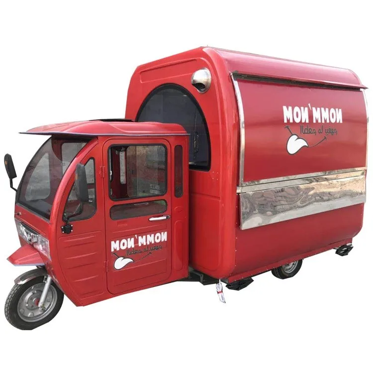3 Wheels Scooter Ice Cream Cart/ice Cream Trailer /food Kiosk Truck For
