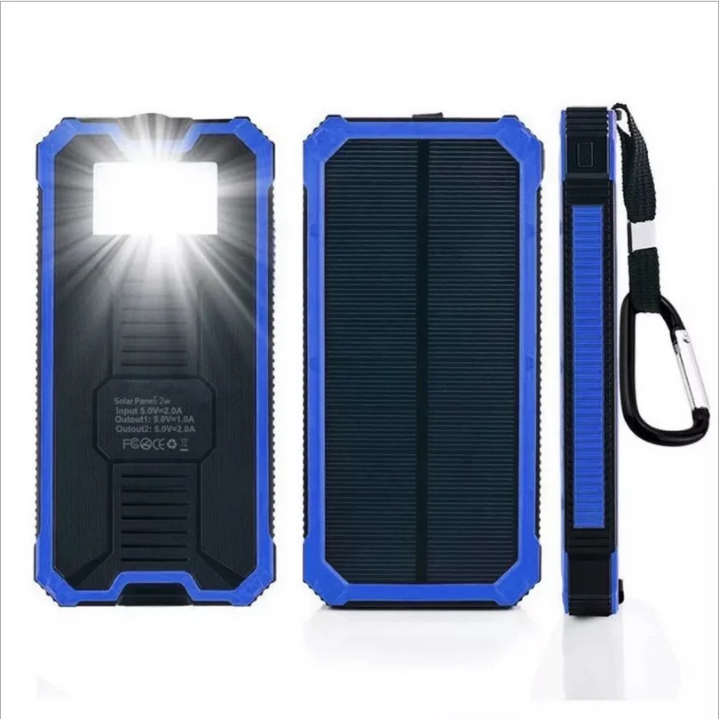 2019 ready to ship100% Full capacity solar charger power bank , solar power bank for mobile phone