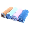 40*40CM 2pcs packed in roll water absorbent soft microfibre microfiber car cleaning cloth