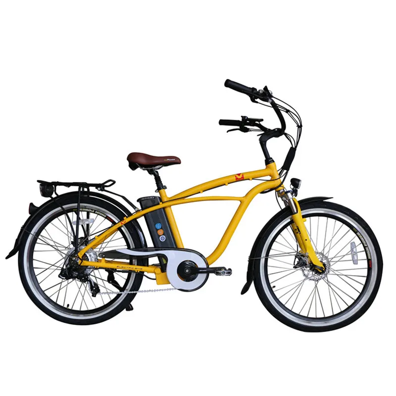 48v 500w Bafang Motor Beach Cruiser Bicycle Electric Bike With Double ...